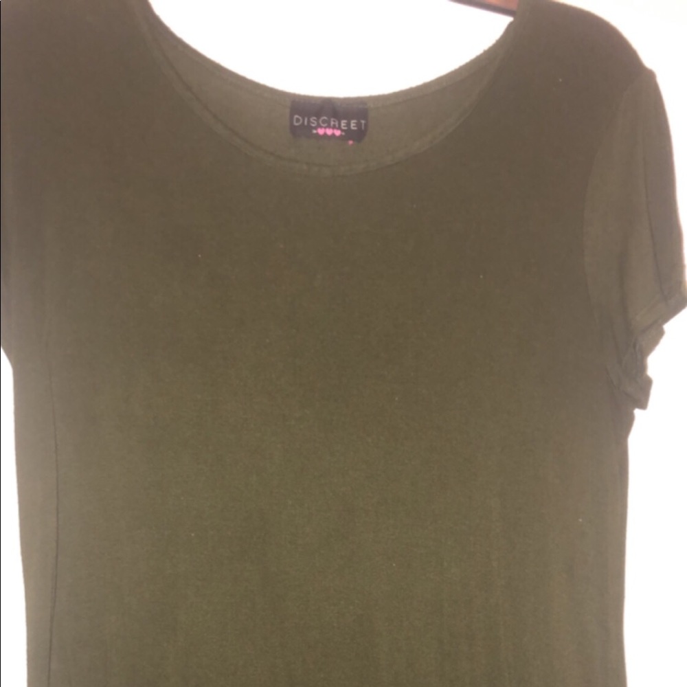 Green blouse